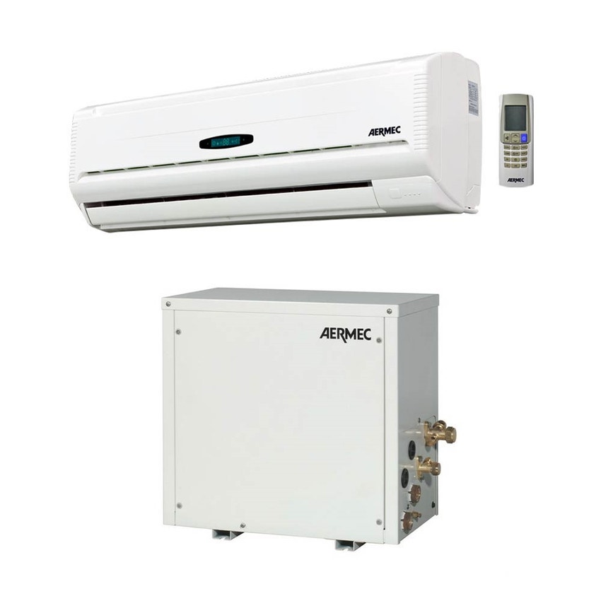 Immagine di Aermec CWX Climatizzatore a parete monosplit inverter SOLO raffreddamento | unità esterna 5.2 kW unità interna 18000 BTU CWX500+CWX500W