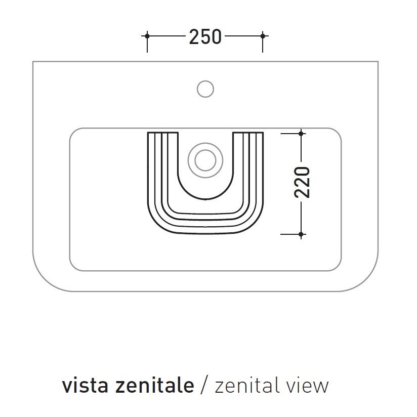 Immagine di Flaminia MADRE colonna in ceramica per lavabi, colore bianco finitura lucido MACOL