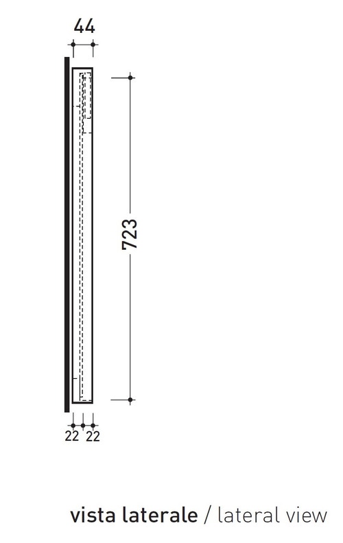Immagine di Flaminia MADRE specchio diametro 75 cm, con luce led e cornice in resina verniciata colore nero finitura opaco MASPE75NE