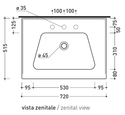 Immagine di Flaminia CUBIKA/BLOOM set con mobile sottolavabo L.70 cm, 2 cassetti, colore bianco finitura opaco e lavabo L.70 cm con troppopieno, colore bianco finitura lucido BCK809LBK+BM70L