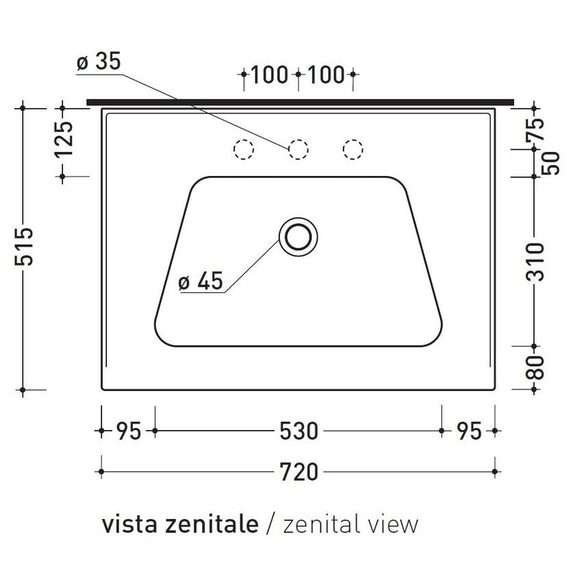 Immagine di Flaminia CUBIKA/BLOOM set con mobile sottolavabo L.70 cm, 2 cassetti, colore bianco finitura opaco e lavabo L.70 cm con troppopieno, colore bianco finitura lucido BCK809LBK+BM70L