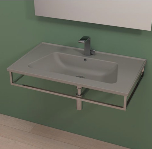 Immagine di Flaminia BLOOM struttura sospesa in metallo per consolle bloom 85, finitura cromo BM85S