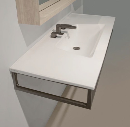 Immagine di Flaminia BLOOM struttura sospesa in metallo per consolle bloom 120, finitura cromo BM120S