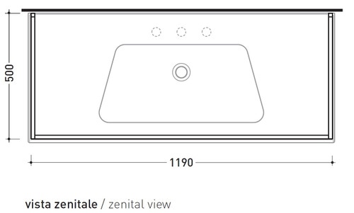 Immagine di Flaminia BLOOM struttura sospesa in metallo per consolle bloom 120, finitura cromo BM120S