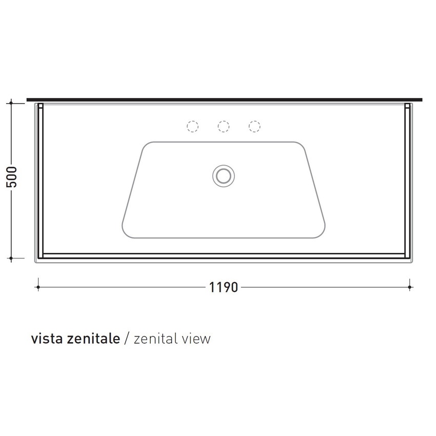 Immagine di Flaminia BLOOM struttura sospesa in metallo per consolle bloom 120, finitura cromo BM120S