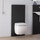 Geberit MONOLITH PLUS modulo sanitario per WC sospeso 114 cm, colore vetro nero 131.231.SJ.5