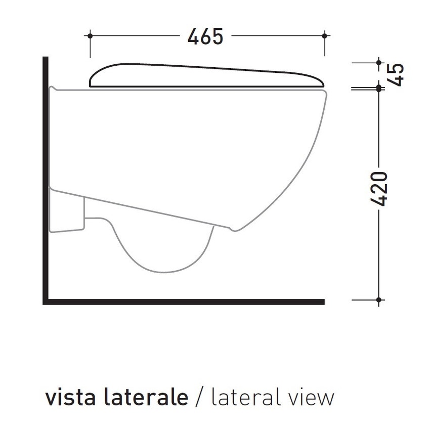 Immagine di Flaminia SPIN coprivaso avvolgente in termoindurente, bianco 5085CW02