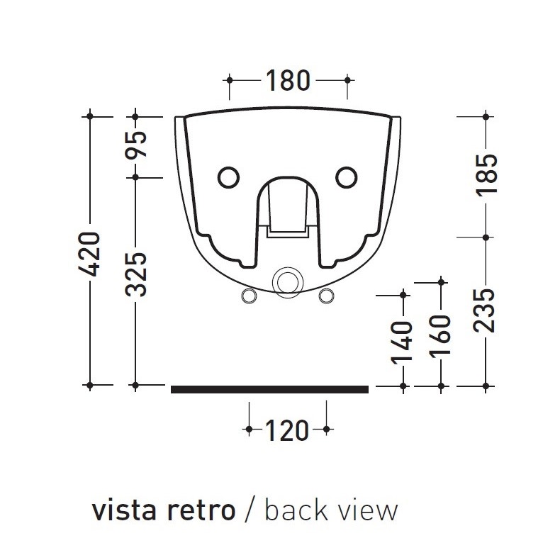 Immagine di Flaminia SPIN bidet sospeso monoforo, con troppopieno, colore bianco finitura lucido 5086