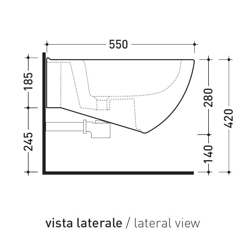 Immagine di Flaminia SPIN bidet sospeso monoforo, con troppopieno, colore bianco finitura lucido 5086