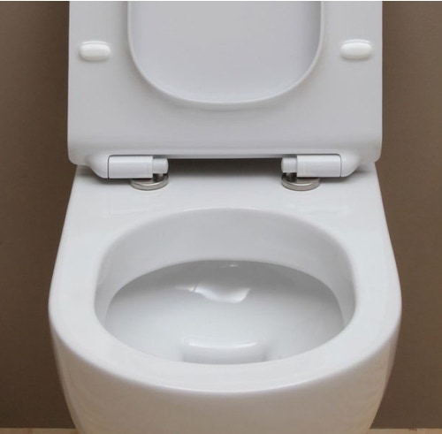 Immagine di Flaminia MINIAPP vaso sospeso con sistema goclean®, senza sedile, colore bianco finitura lucido AP119G