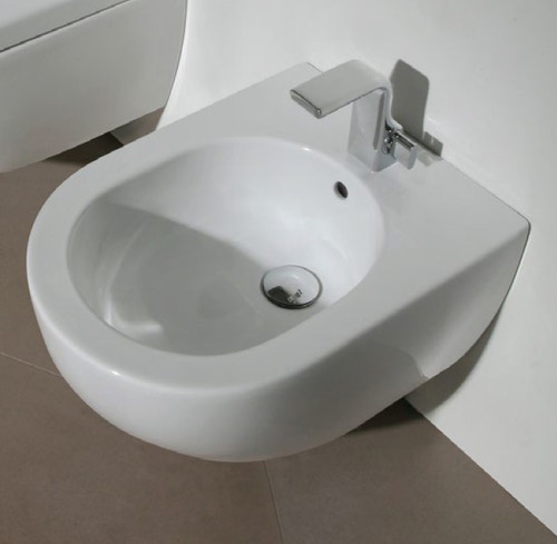 Immagine di Flaminia MINIAPP bidet sospeso monoforo, colore bianco finitura lucido AP219