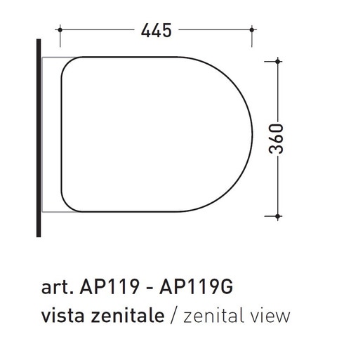 Immagine di Flaminia APP coprivaso avvolgente in termoindurente a discesa rallentata con cerniere a sgancio rapido  QKCW03