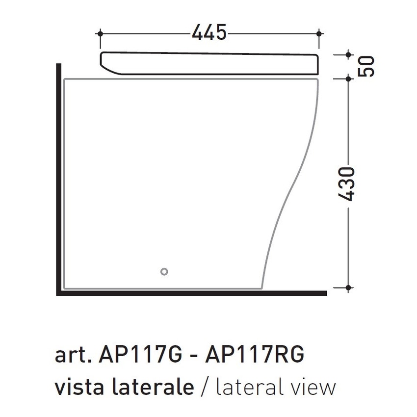 Immagine di Flaminia APP coprivaso avvolgente in termoindurente a discesa rallentata con cerniere a sgancio rapido  QKCW03