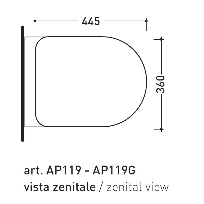 Immagine di Flaminia APP coprivaso avvolgente in termoindurente BIANCO LATTE finitura OPACO a discesa rallentata con cerniere a sgancio rapido  QKCW03-LAT-O