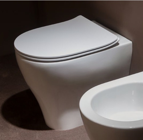 Immagine di Flaminia APP PLUS vaso back to wall con sistema goclean®, senza sedile, colore terracotta finitura lucido AP117RGTC