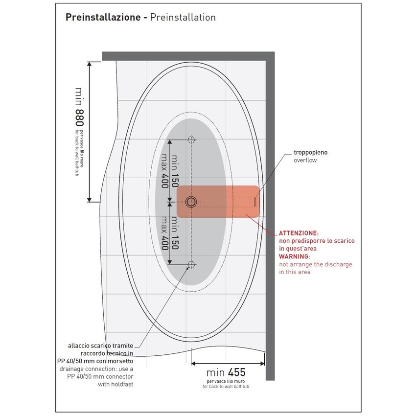 Immagine di Flaminia APP vasca freestanding 176 cm, in pietraluce, colore bianco finitura lucido AP176V
