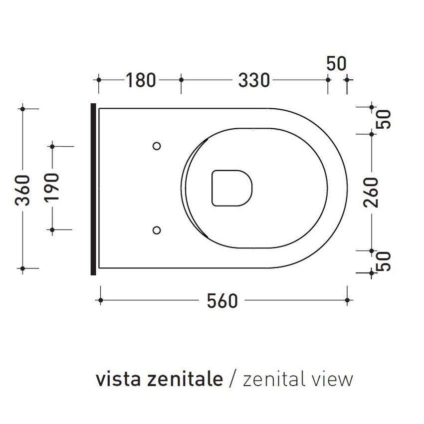 Immagine di Flaminia LINK vaso sospeso con sistema goclean®, senza sedile, colore argilla finitura opaco 5051/WCGARG