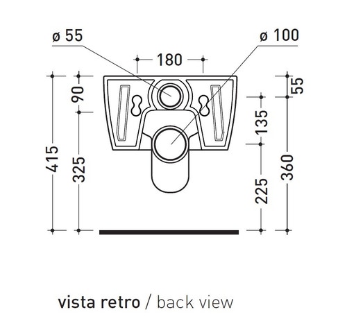 Immagine di Flaminia LINK set sanitari sospesi, vaso con sistema goclean® e coprivaso slim con discesa rallentata, bidet monoforo con troppopieno, interno colore bianco finitura lucido, esterno finitura platino 5051/WCGPLA+5051/BPLA