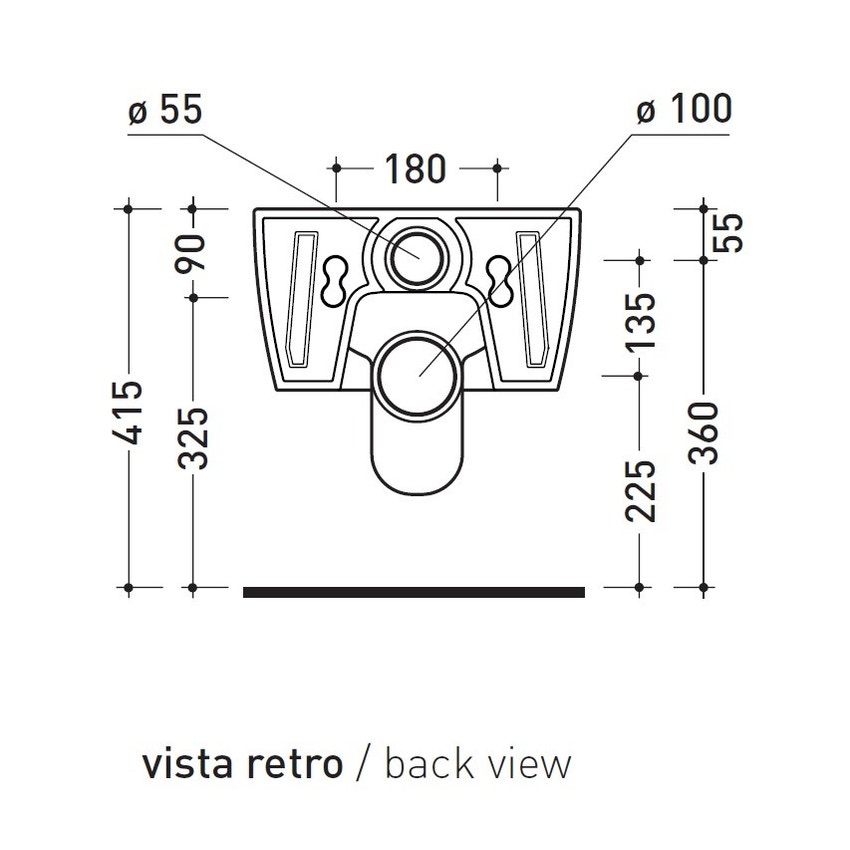 Immagine di Flaminia LINK set sanitari sospesi, vaso con sistema goclean® e coprivaso slim con discesa rallentata, bidet monoforo con troppopieno, interno colore bianco finitura lucido, esterno finitura platino 5051/WCGPLA+5051/BPLA