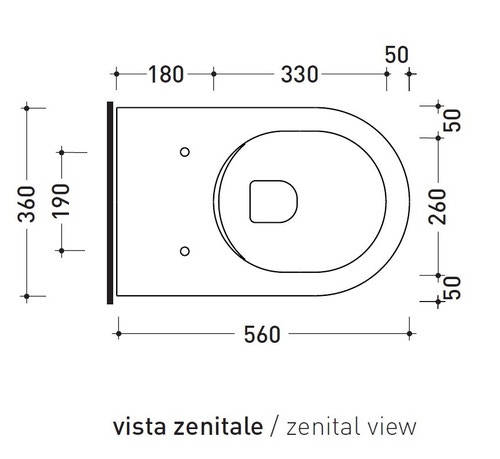 Immagine di Flaminia LINK set sanitari sospesi, vaso con sistema goclean® e coprivaso slim con discesa rallentata, bidet monoforo con troppopieno, interno colore bianco finitura lucido, esterno finitura platino 5051/WCGPLA+5051/BPLA