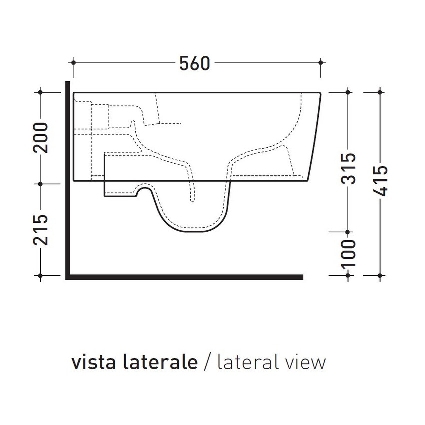 Immagine di Flaminia LINK set sanitari sospesi, vaso con sistema goclean® e coprivaso slim con discesa rallentata, bidet monoforo con troppopieno, interno colore bianco finitura lucido, esterno finitura platino 5051/WCGPLA+5051/BPLA