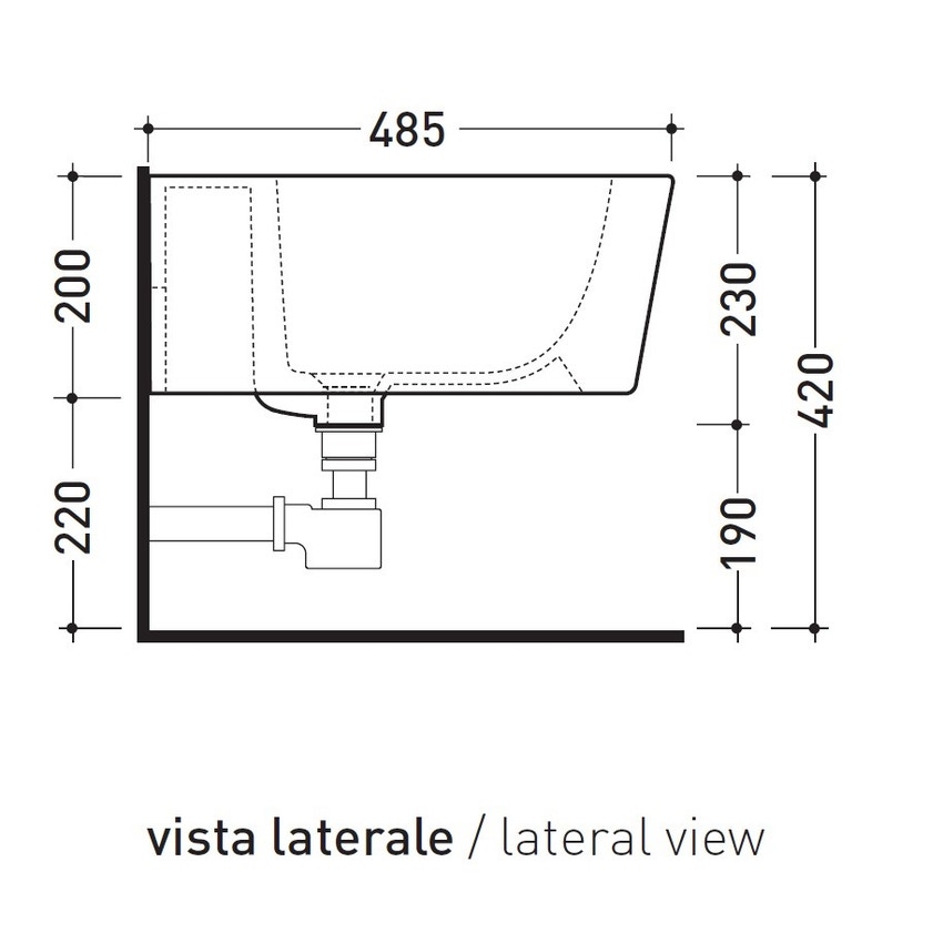 Immagine di Flaminia MINI LINK set sanitari sospesi, vaso con sistema goclean® e coprivaso slim con discesa rallentata, bidet monoforo con troppopieno, colore bianco finitura lucido 5064G+5065+LKCW09