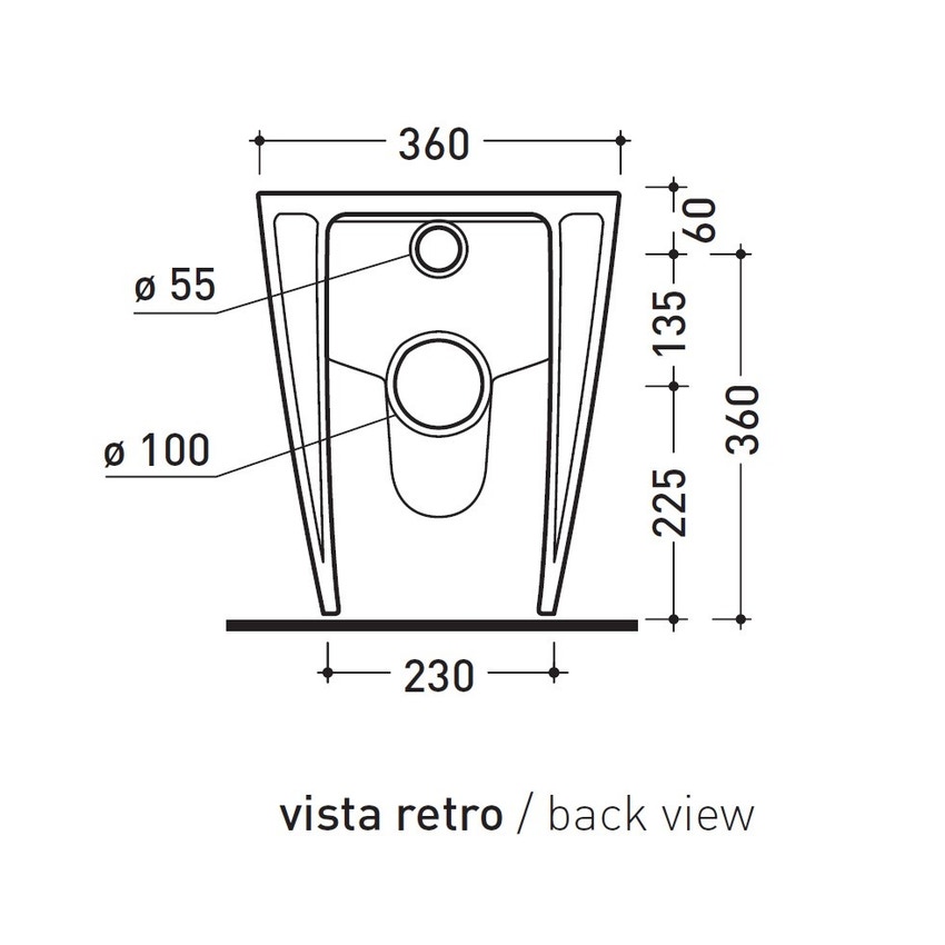 Immagine di Flaminia LINK PLUS vaso back to wall con sistema goclean®, scarico S/P, senza sedile, colore bianco finitura lucido LK117RG
