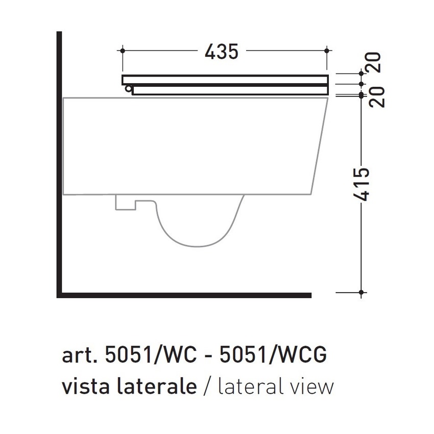 Immagine di Flaminia LINK coprivaso in legno e poliestere, colore bianco finitura lucido 5051CW01
