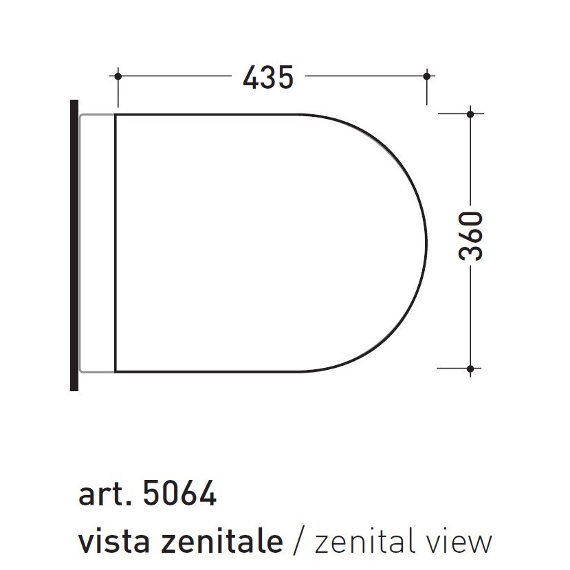 Immagine di Flaminia LINK coprivaso in legno e poliestere, colore bianco finitura lucido 5051CW01