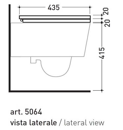 Immagine di Flaminia LINK coprivaso in legno e poliestere, colore bianco finitura lucido 5051CW01