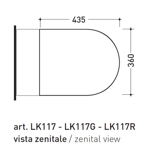 Immagine di Flaminia LINK coprivaso in legno e poliestere, colore bianco finitura lucido 5051CW01