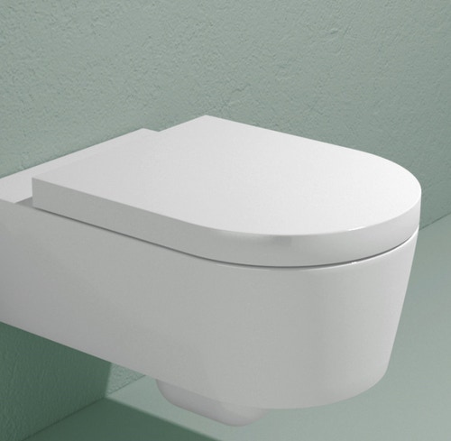 Immagine di Flaminia LINK coprivaso avvolgente in termoindurente a discesa rallentata, bianco 5051CW03