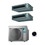 Immagine di Daikin FBA-A9 Canalizzabile media prevalenza R32 Climatizzatore dual split inverter | unità esterna 4 kW unità interne 12000+12000 BTU 3MXM40N+2xFBA35A9