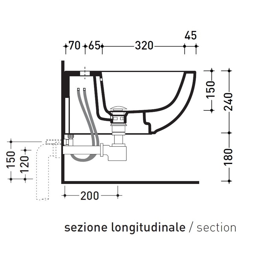 Immagine di Flaminia QUICK set sanitari sospesi, vaso e coprivaso avvolgente con discesa rallentata, bidet monoforo con troppopieno, colore bianco finitura lucido QK118+QK218+QKCW07