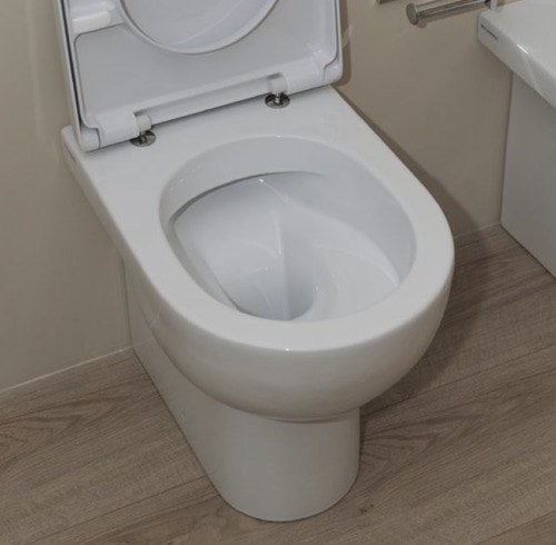 Immagine di Flaminia QUICK vaso back to wall con scarico S/P, con sistema goclean®, colore bianco finitura lucido QK117G