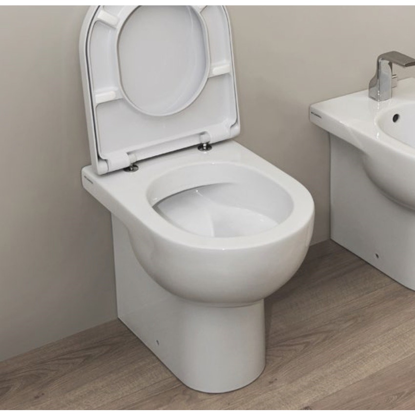 Immagine di Flaminia QUICK PLUS vaso back to wall con sistema goclean®, colore bianco finitura lucido QK117RG