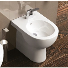 Immagine di Flaminia QUICK bidet back to wall, monoforo, con troppopieno, colore bianco finitura lucido QK217