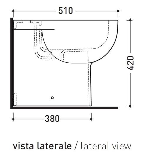 Immagine di Flaminia QUICK set sanitari monoblocco, vaso con scarico S/P, cassetta di scarico e batteria di scarico doppio flusso, coprivaso avvolgente con discesa rallentata, bidet monoforo con troppopieno, colore bianco finitura lucido QK116+QK217+QK39+QKCW07