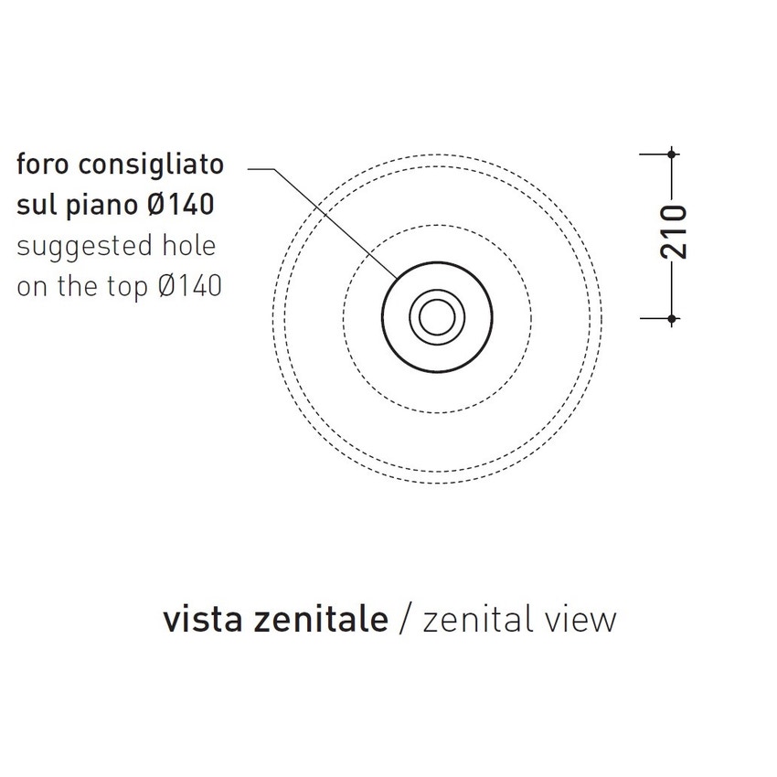 Immagine di Flaminia SALTODACQUA lavabo 42 cm da appoggio, senza troppopieno, colore bianco finitura lucido SD42L