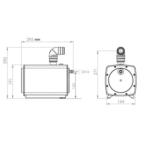 Immagine di SFA SANIFLOOR PLUS+1 pompa per acque chiare SFLOOR+1