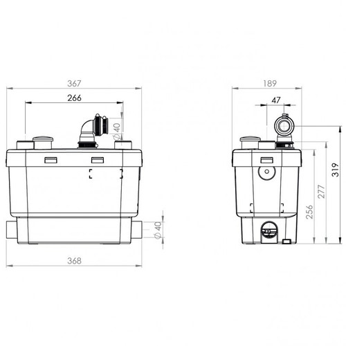 Immagine di SFA SANIVITE PLUS+ pompa per acque chiare  SVES+