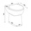 Immagine di SFA SANICOMPACT 43 SILENCE WC con trituratore integrato presenta anche un ingresso per lavabo CPT43LS