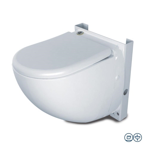 Sanipro - Setsan C WC compatto con trituratore a pompa 500 W, Bianco :  : Fai da te