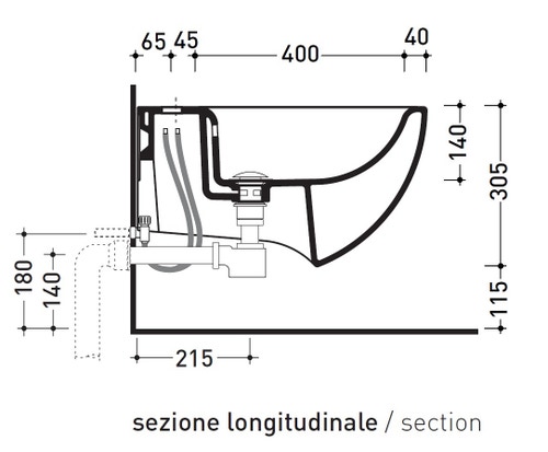 Immagine di Flaminia IO 2.0 set sanitari sospesi, vaso con sistema goclean® e coprivaso slim con discesa rallentata, bidet monoforo con troppopieno, colore bianco finitura lucido IO118G+IO218+IOCW07