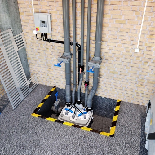 Immagine di SFA Sanitrit SANICUBIC 2 PRO stazione di sollevamento (acque grigie, acque nere) SQ2PRO