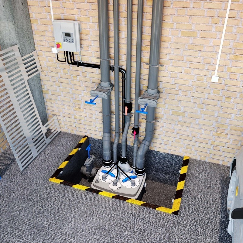 Immagine di SFA Sanitrit SANICUBIC 2 PRO stazione di sollevamento (acque grigie, acque nere) SQ2PRO