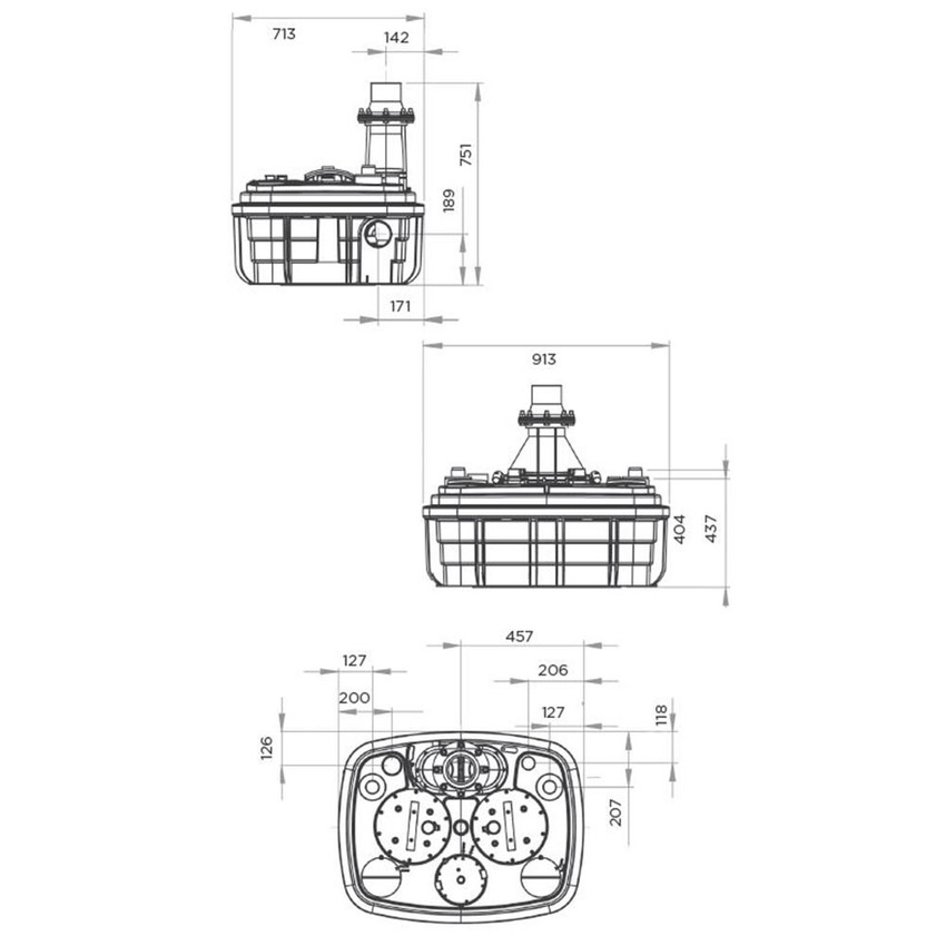 Immagine di SFA SANICUBIC 2VX S SMART stazione di sollevamento con sistema smart, monofase SQ2VXSM