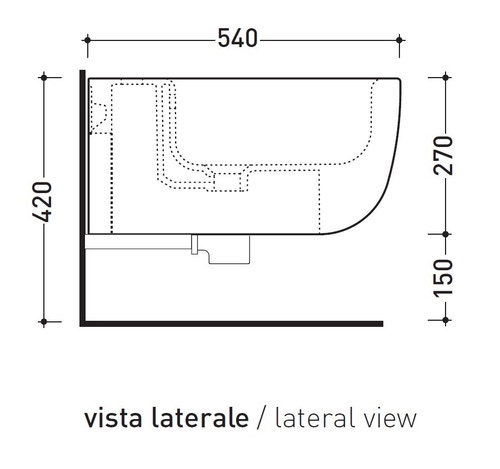 Immagine di Flaminia BONOLA set sanitari sospesi, vaso con sistema goclean® e coprivaso avvolgente con discesa rallentata, bidet monoforo con troppopieno, colore bianco latte finitura opaco BN118GLAT+BN218LAT+BNCW03LAT