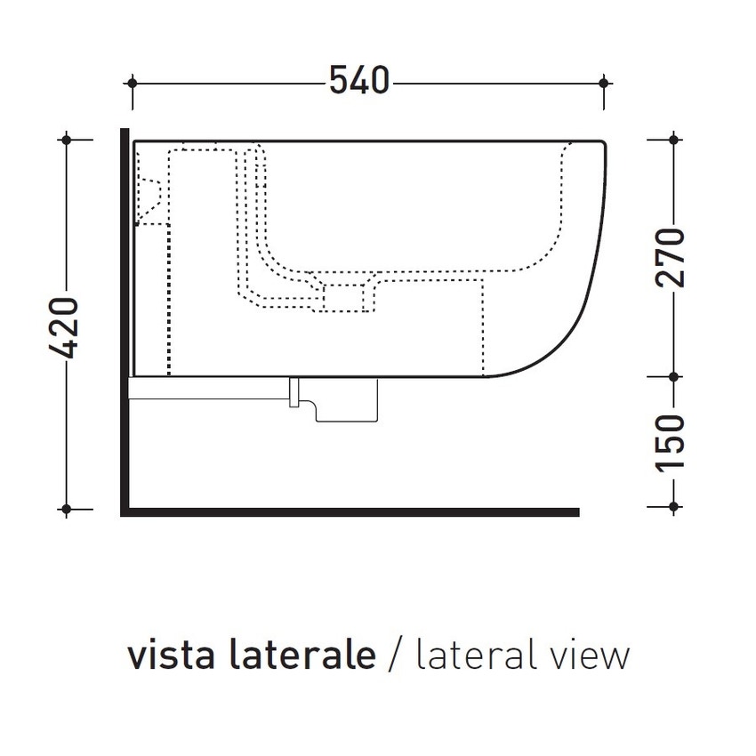 Immagine di Flaminia BONOLA set sanitari sospesi, vaso con sistema goclean® e coprivaso avvolgente con discesa rallentata, bidet monoforo con troppopieno, colore bianco latte finitura opaco BN118GLAT+BN218LAT+BNCW03LAT