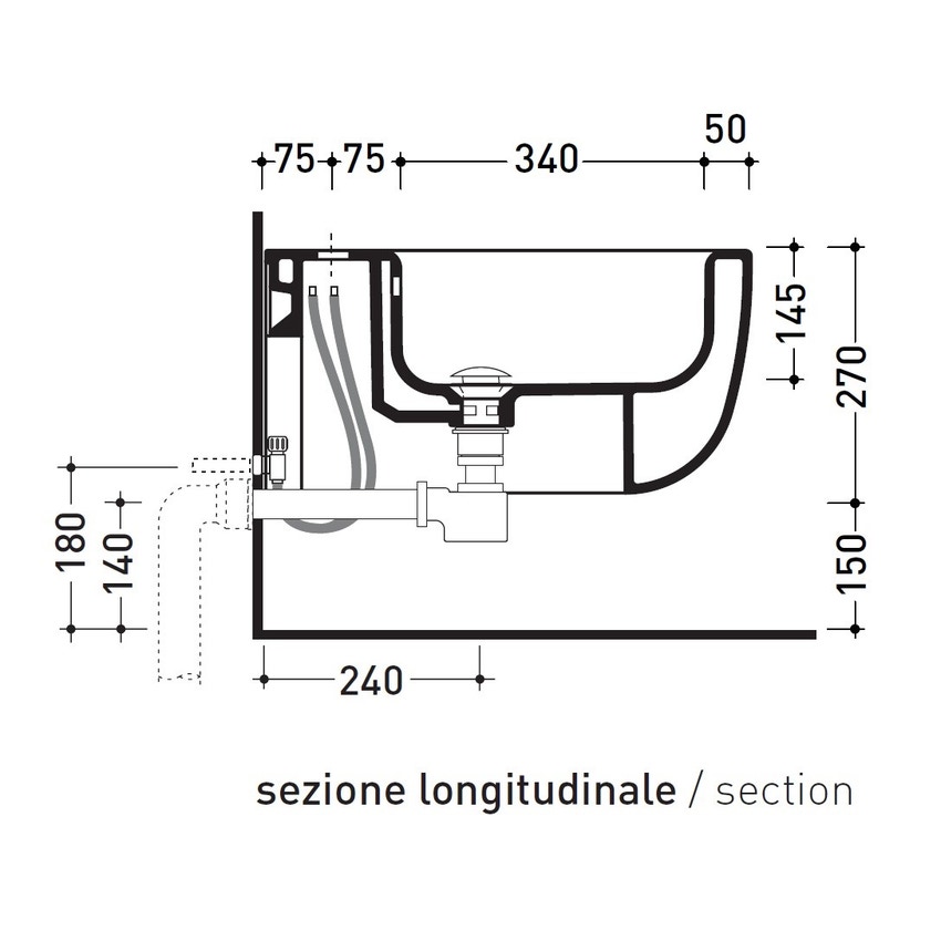 Immagine di Flaminia BONOLA set sanitari sospesi, vaso con sistema goclean® e coprivaso avvolgente con discesa rallentata, bidet monoforo con troppopieno, colore bianco latte finitura opaco BN118GLAT+BN218LAT+BNCW03LAT